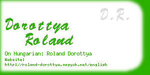 dorottya roland business card